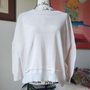 Sphere One By Lucy Downes Cotton Sweater.